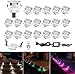 Produktbild 20er Set Bodeneinbaustrahler LED Ø30mm Aussen Treppen Einbaustrahler 0.3W IP67 Wasserdicht Boden Lampe RGB Farbwechsel-LED Terrasse Licht Küche Garten Einbauleuchten Poolbeleuchtung