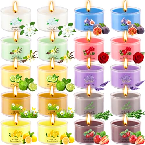 20-Pack Aromatherapy Scented Candles