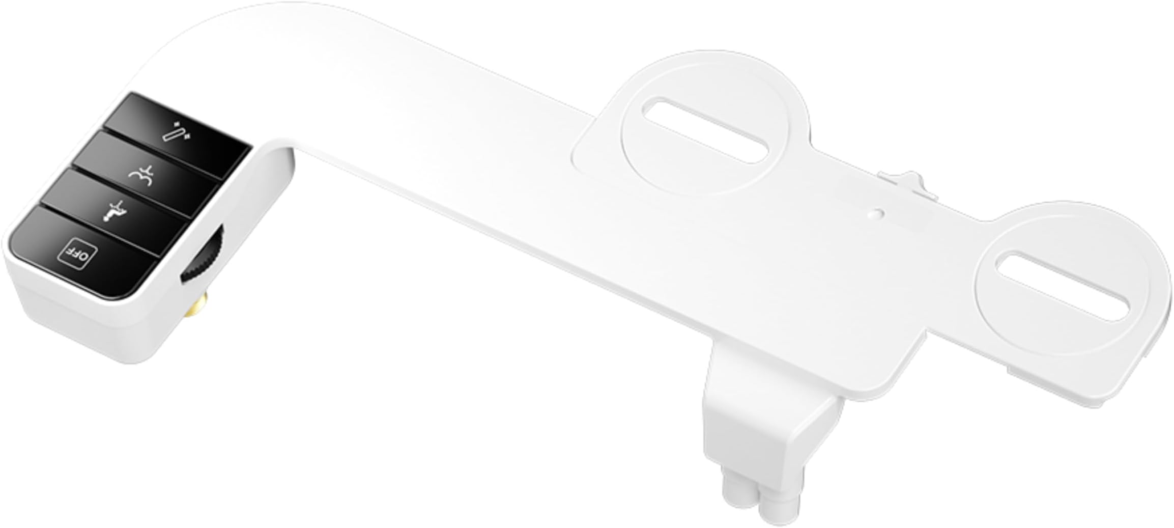 SAMSICHI Bidet Attachment for Toilet, Retractable Self Cleaning Cold Water Bidets for Existing Toilets, Bidet Toilet Seat Attachment with Pressure Controls, Bidet Attachment for Frontal & Rear Wash