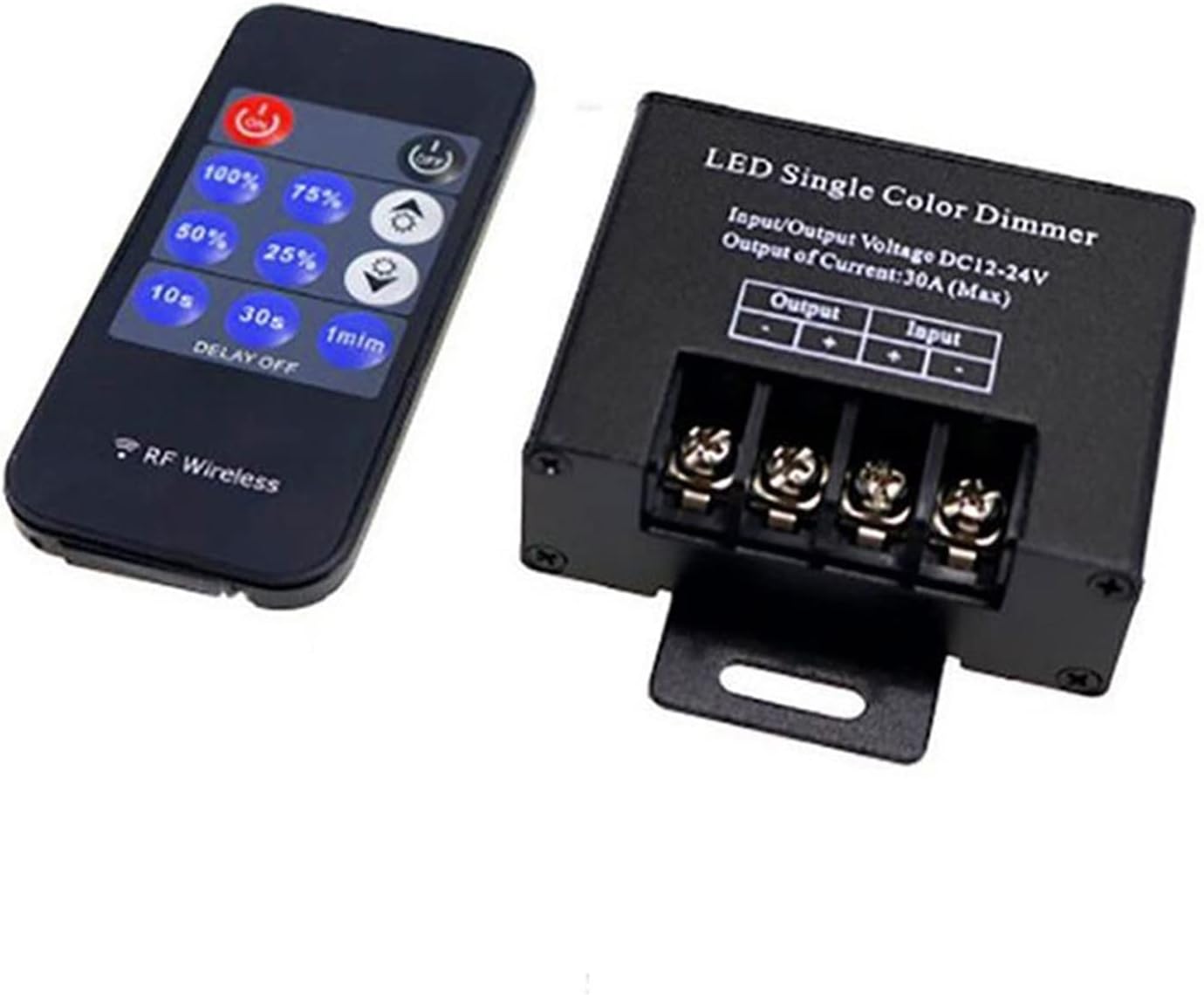 SENHE RF Wireless LED Dimmer Remote Control Layout