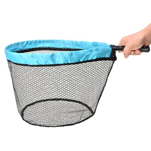 Acunny Épuisette,Épuisette Pliable pour Pêche avec Manche | Outil de Pêche Polyvalent et Solide, Équipement pour Crevettes, Truite, Écrevisse, Crabe et Poisson-Chat