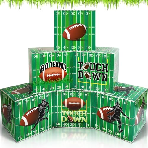 Boîtes en carton Hushee de 30,5 cm pour ranger et décorer une fête football