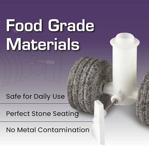 Image of Vidiem Topaz 150W Wet Grinder for Idli Dosa Batter | 2L Stainless Steel Drum, Extra Wide Stone Rollers, High Torque Motor | ISI Certified | ABS Body | 5-Yr Motor Warranty | Lavender
