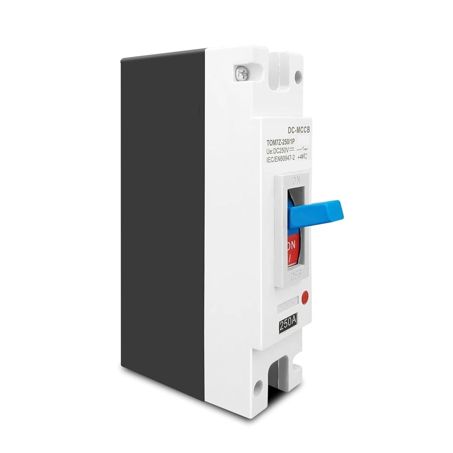 1P DC 250V Solar Molded Case Circuit Breaker Overload Protection Switch Protector for Solar Photovoltaic PV 1Pcs(200A)