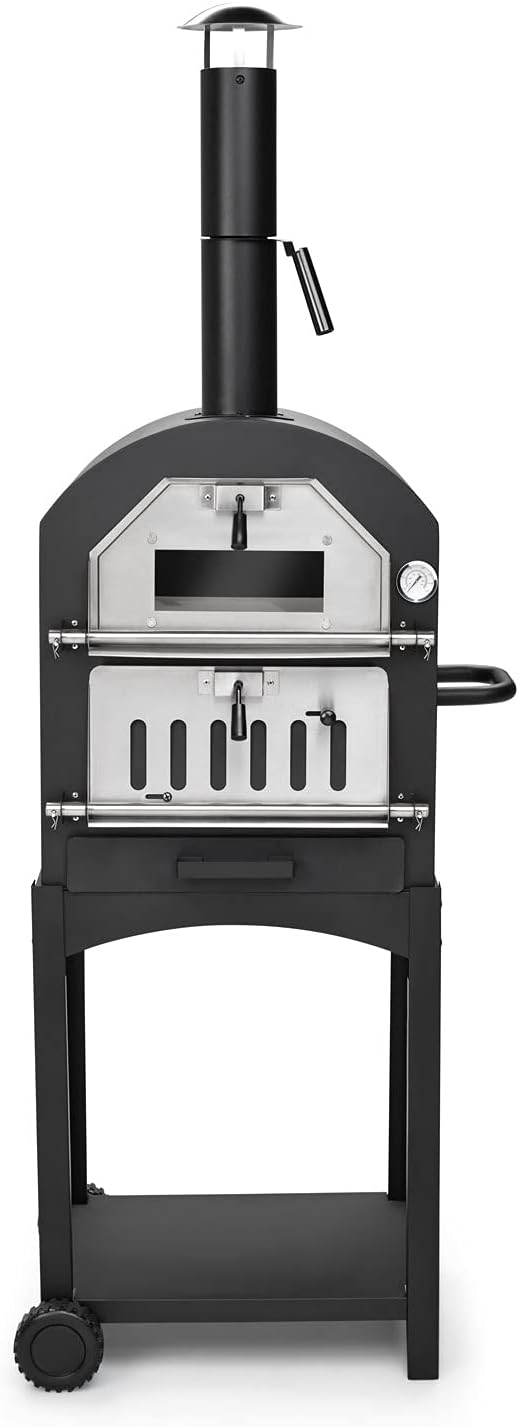 TAINO Pizzaofen Grillofen Holzbackofen Outdoor Kaminofen Brotofen Kohle