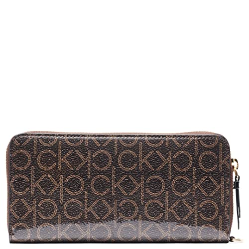Image of Calvin Klein Women's Key Item Saffiano Continental Zip Around Wallet With Wristlet Strap