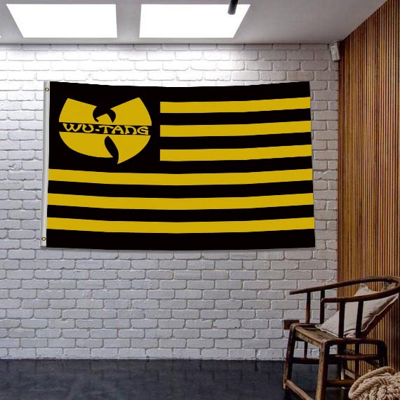 DecrPlus Wu Tang Strips Banner Flag - 3x5ft/150*90cm (HD Printing