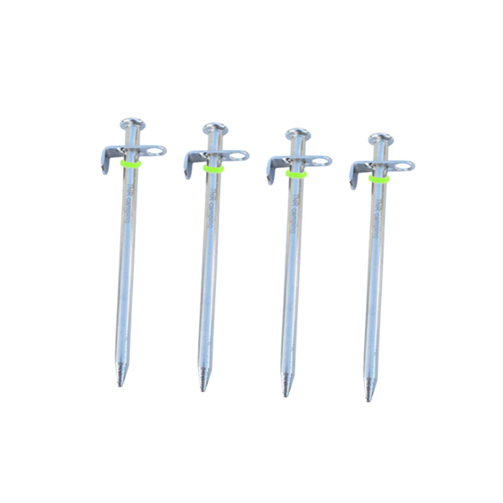 Clavos para toldos de acero indispensables para camping familiar y estabilidad en exteriores