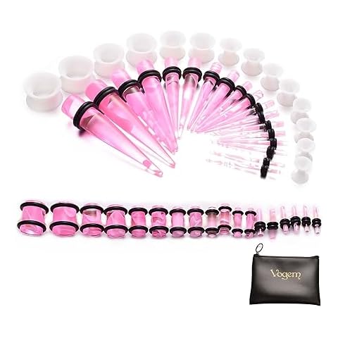 vogem 50 Pcs Ear Stretching Kit Cover