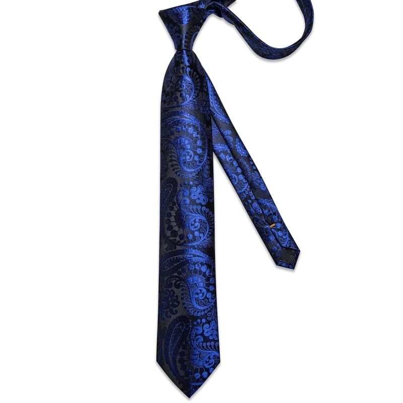 Corbata de seda para hombre para boda miniatura 3