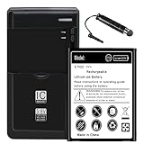 AceSoft Long Lifespan Upgraded 2300mAh Replacement Li-ion Battery Universal Portable USB Travel Charger Compatible with MetroPCS Coolpad Catalyst 3622A