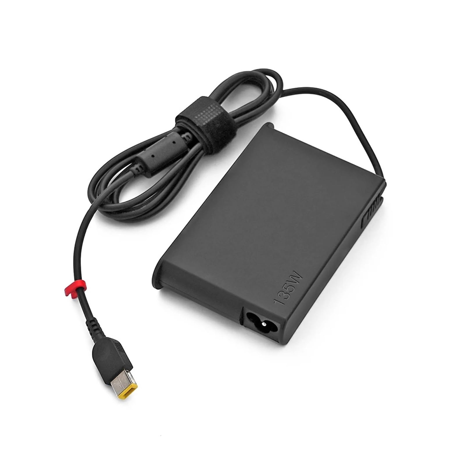 Adaptador USB-C de 135W con diseño robusto y salida de 20V 4
