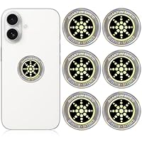 Strahlenschutz Handy Aufkleber 6 Stück EMF Schutz Abschirmung Strahlung EMF Blocker Aufkleber für Telefon Laptop Tablet-Computer und Alle Elektronischen GeräTe