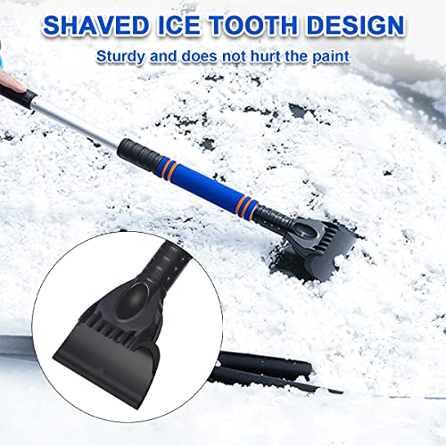 image for Blilo 26'' Snow Brush and Ice Scraper, Detachable Extendable Rotatable