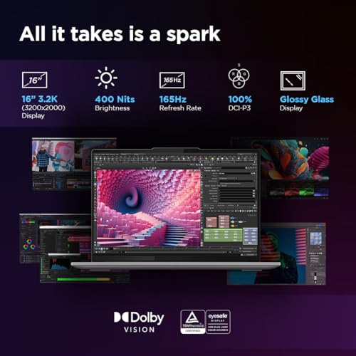 Lenovo Yoga Pro 9 Intel Evo Core Ultra 9 185H Built-in AI 16"(40.6cm) 3.2K IPS 165Hz Touchscreen Laptop (32GB/1TB SSD/NVIDIA RTX 4050 6GB/Win11/MSO... - Image 4