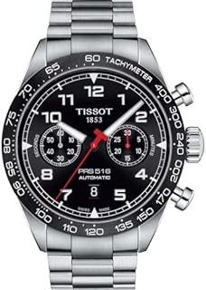 Tissot Herren Chronograph Automatik Uhr mit Edelstahl Armband T1316271105200