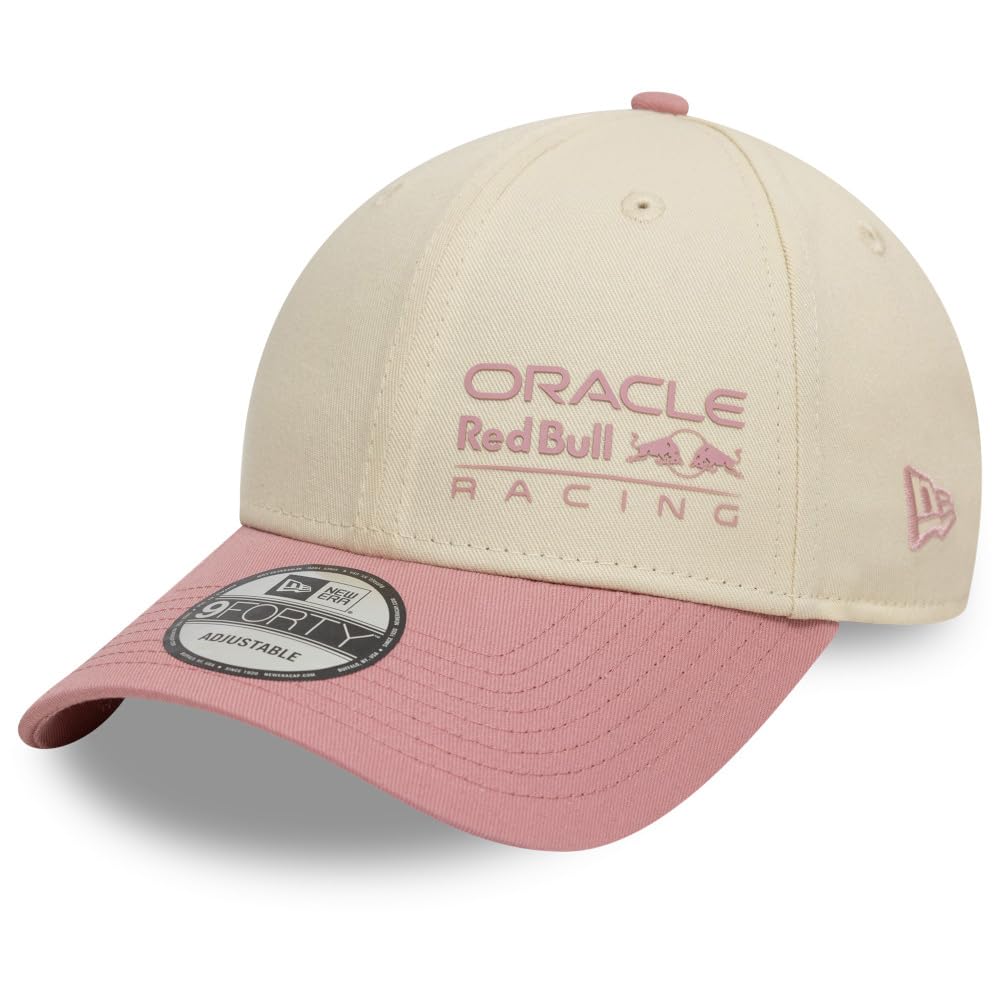 New Era Adult's Contrast RED Bull F1 Racing Baseball Cap Hat Light Beige