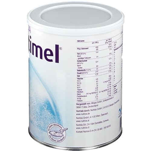 Nutricia Fortimel Pulver Neutral I Bei erhöhtem Energie und Eiweißbedarf I Trinknahrung in Pulverform zum Anrühren als Getränk oder zum Anreichern von Speisen I10g Protein, 200 kcal pro Portion I670gr