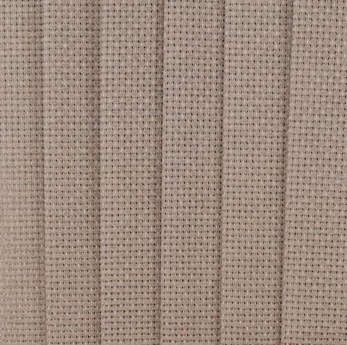 Image of KCS 4 /6 pc of 12 inch x 18 inch 30cmx45cm 16CT Counted Cotton Aida Cloth Cross Stitch Fabric (Coffee, 6 pc)