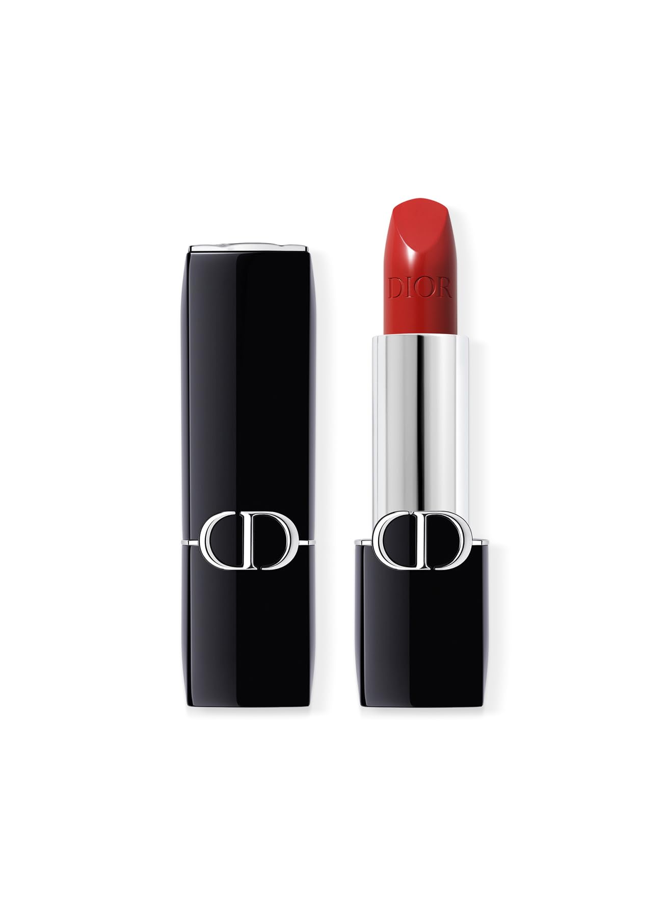 Dior Rouge Dior Barra De Labios 743 Rouge Zinnia Satin 30Ml Cura della persona e salute