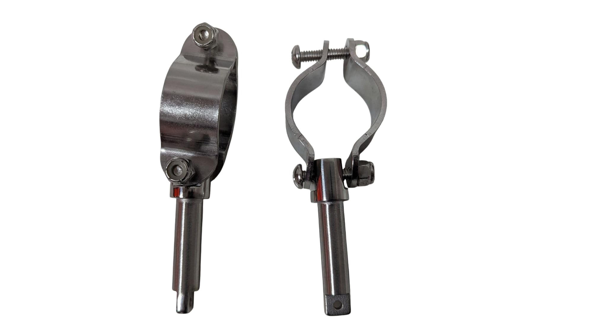 Set Ruderdollen Ruderdoll 1/2 Zoll aus Edelstahl Ruderhalterung für Kajak, Boot, Angelboot Ruderhalter drehbar & rostfrei mit Schrauben & O-Ringen Zubehör für Ruderboote