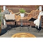 Balkonset Tropea II aus Polyrattan, Natur