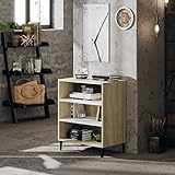 Natulvd Modern Minimalist Kitchen Buffet Cabinet for Small Space, Industrial Sideboard Buffet Table