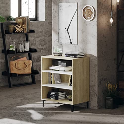 Natulvd Modern Minimalist Kitchen Buffet Cabinet For Small Space, Industrial Sideboard Buffet Table With Storage Shelves, Entryway Console Cabinet For Living Room - Multicolour #TOP15