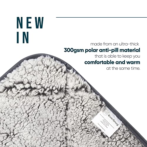 image for EverSnug Extra Thick Sherpa Fleece Blanket, Large - Waterproof, Windpr