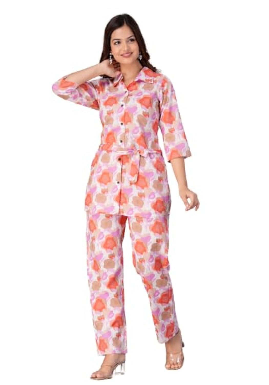 monique Brand Present fine Quality Cotton Pink Color Kurti Pant Set for All Purpose to Women's and Girl's (MQ-PLZPINKBUTA_)-picture-28