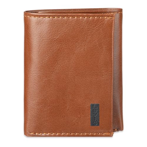 Levi's Men's Trifold Wallet-Sleek and Slim Includes Id Window and Credit Card Holder