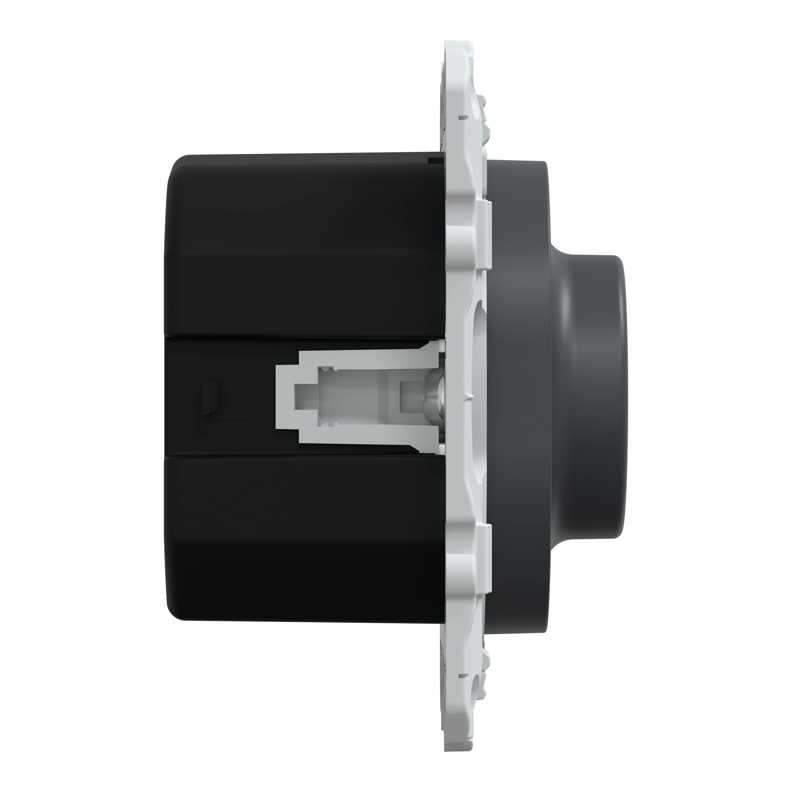 Schneider Electric - Ovalis - Variateur de lumière universel - 2/3 fils - Anthracite - S340519