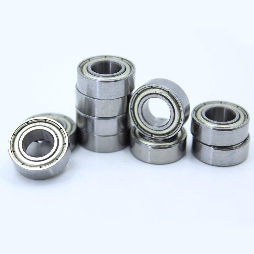 10 sztuk 687ZZ mini miniaturowe łożysko kulkowe 687Z P0 łożyska ze stali chromowanej 7x14x5mm mały rozmiar (500 sztuk)