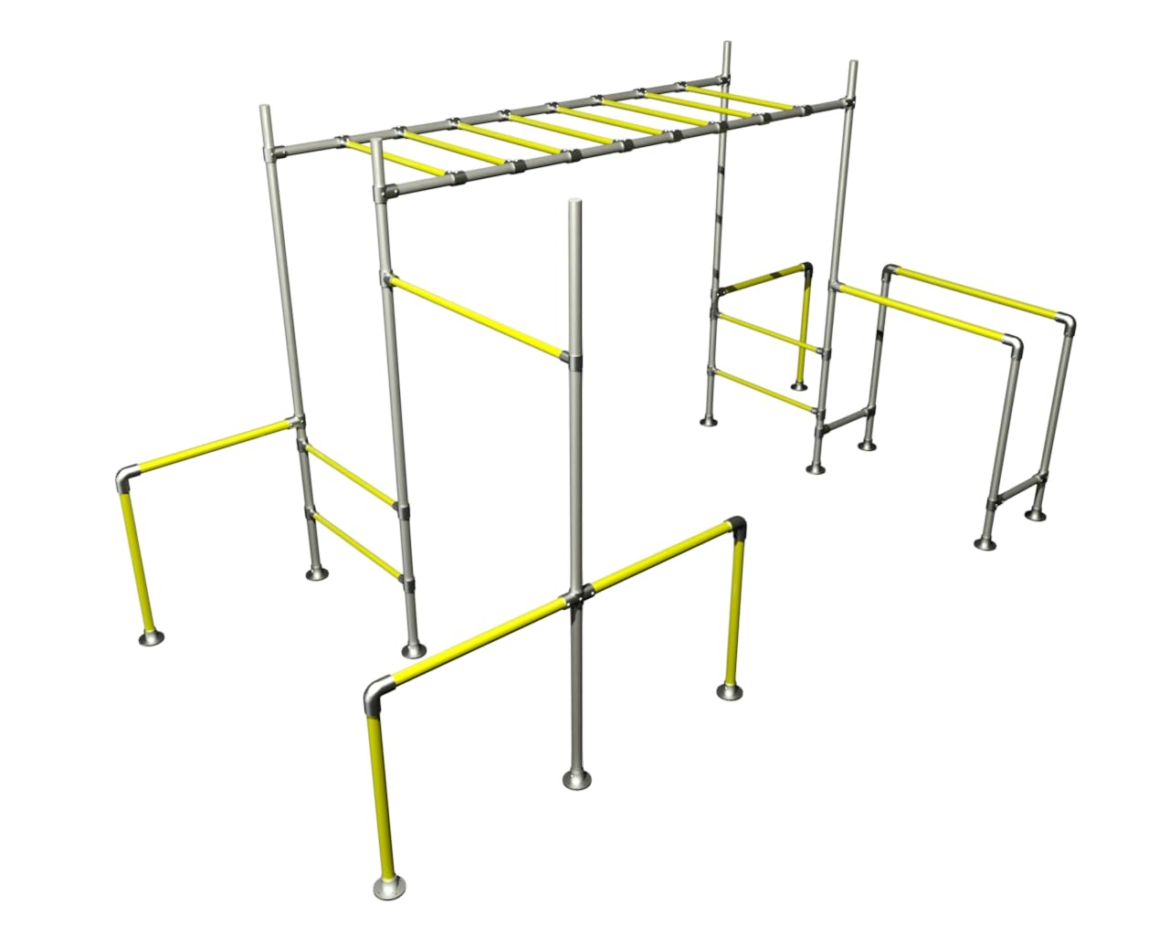 Climbing Frame Monkey Bars - the ATHLETE (YELLOW)