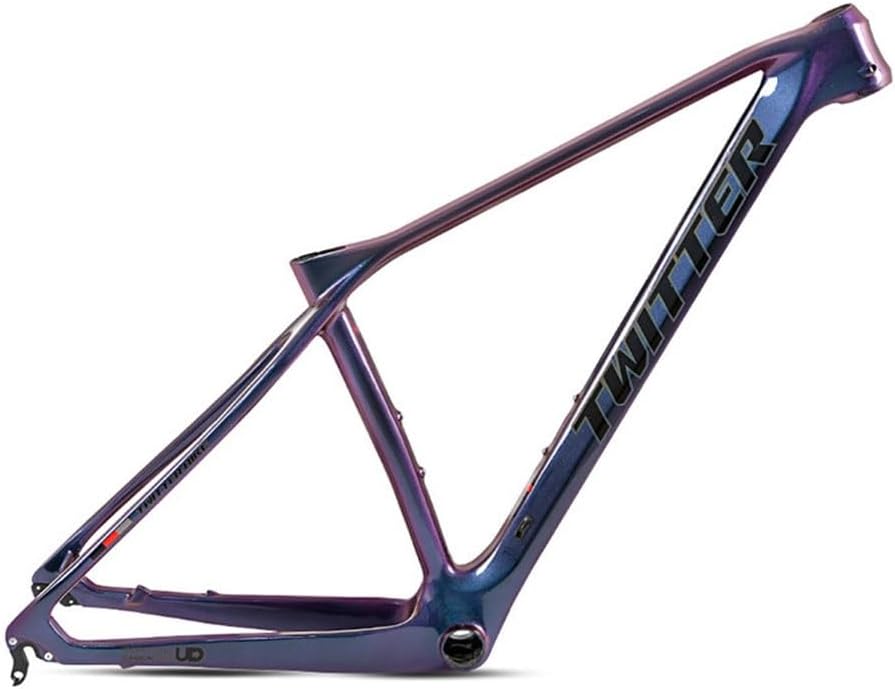 TUJISEK Carbon Fiber Mountain Bikes Frame 15''/17''/19'' Frame 27.5 29er Mountain Bikes Frame Disc Brake QR 135mm Bicycles Frame Internal Routing