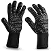 Imvictor Heat Resistant Oven Glove,Certified Flame-retardant Cooking Gloves For Cooking, BBQ, Grilling, Frying & Baking - Professional Indoor & Outdoor Wear-resisting Oven Glove