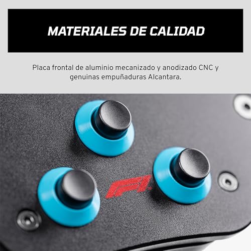 Fanatec Sim Racing ClubSport F1 Esports V2 Volante – Producto con Licencia Oficial de Fórmula 1™, Empuñaduras de Alcantara, Pantalla LED, levas Magnéticas, Motores de Vibración Integrados – PC - imagen 3