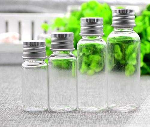 Set Di 6 Bottiglie Di Vetro HEFTMAN Da 250 Ml - Con Coperchi A Quadretti, Ermetiche E Lavabili