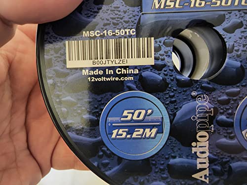 50 Ft Awg 16 Gauge Tin Copper Plated Ofc Marine Grade Speaker Audio Cable Wire #TOP5