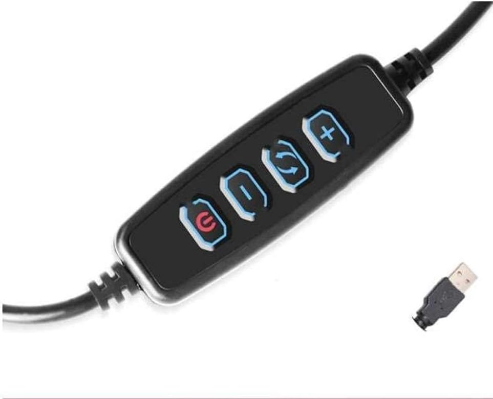 HBJWOV Tripod Light，Phone Holder for Live Stream，Makeup, Dimmable Led Camera Beauty Ringlight for Photography Compatible