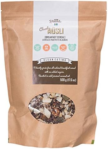 KZ Clean Eating - Swedish Breakfast Cereal - Keto - Low Carb Paleo - 500g (17.6oz) - Gluten free - No added sugar