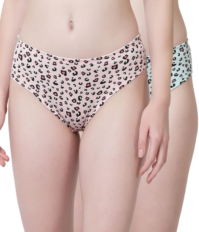 inner sense Bamboo Cheetah Print Panty Set for Women I Stretchable Underwear for Women Combo with Full Coverage I Low Waist Innerwear (Combo Pack)-picture-31