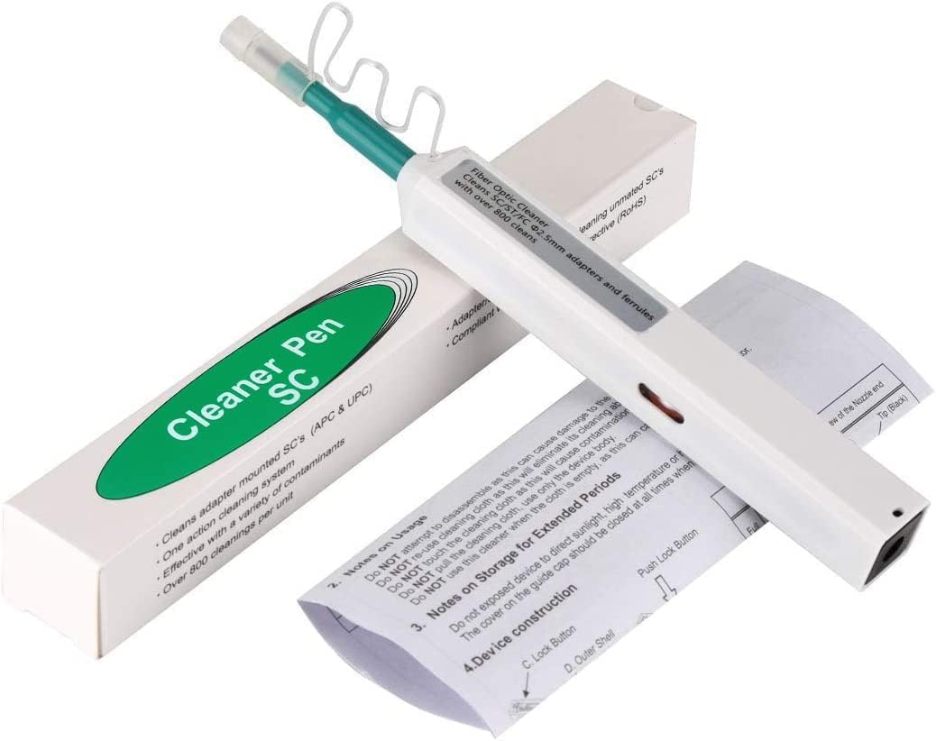 Fiber Optic Cleaning Pen 2.5mm – One Click Fiber Cleaner For SC, FC, ST Connectors | 800+ Cleans Push Type Optical Connector Cleaner Tool for APC/UPC Ferrules For FTTH, Network, Telecom (1)-image-25