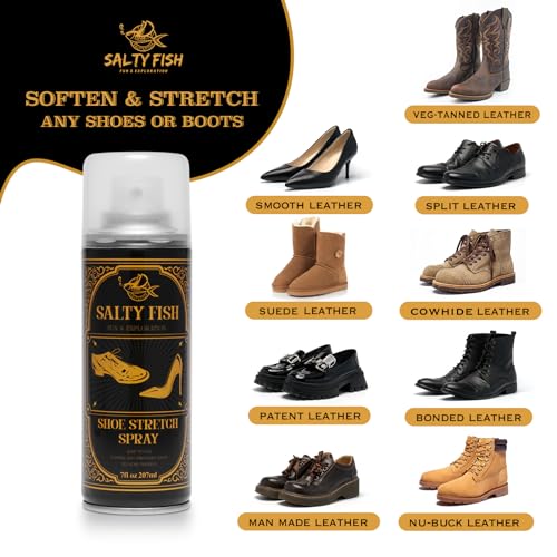Salty Fish Shoe Stretch Spray, Shoe Stretcher Spray Foam 7 Fl Oz For Women And Men thumb #2