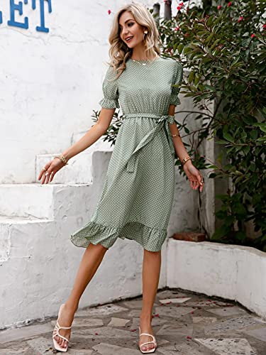 Image of TAGAS Women's Rayon Fit and Flare Knee-Length Dress