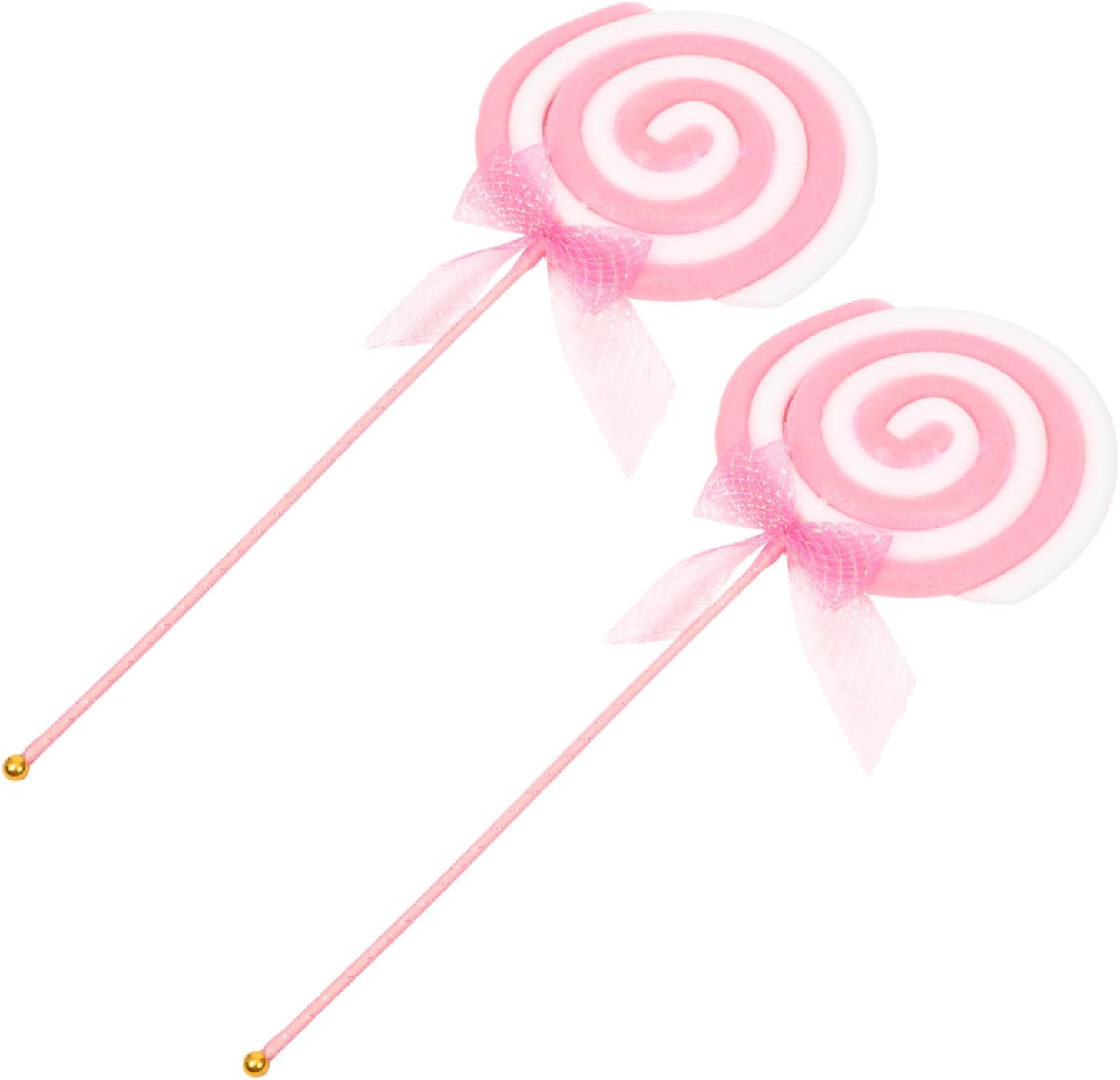 2pcs Large Simulation Lollipop Props Candy Decor for Party Festival Photography and Toys Creative Fake Food Adornments