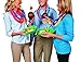Fun Express - Vacuum Plastic Palm Leaf Serving Trays for Spring - Party Supplies - Serveware & Barware - Serving Platters - Spring - 12 Pieces