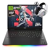 HP Omen 16 2K 144Hz Gaming Laptop,16-Core AMD Ryzen 9 8940HX(Beat Intel i9-14900HX), 32GB DDR5 RAM 1TB SSD, NVIDIA GeForce RTX 5060, Backlit, Wi-Fi 6E, Win 11 Pro,Bundle with Mytrix Accessory