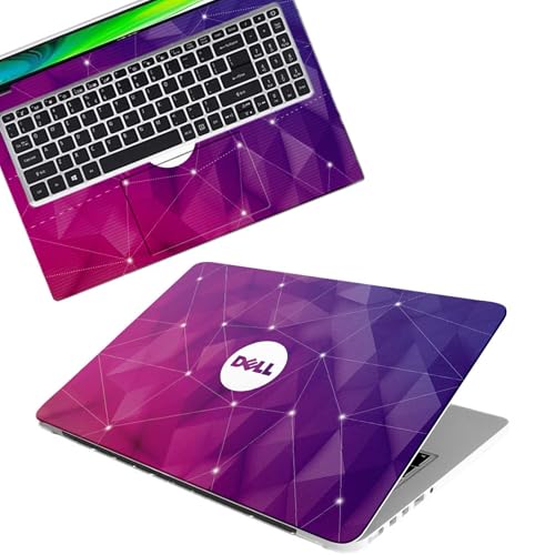 Image of DSGN 138 Full Body Laptop Skin Bubble-Free| Laminated| Removable| HD Quality Sticker for Laptops Upto 15.6 Inches Compatible with DELL