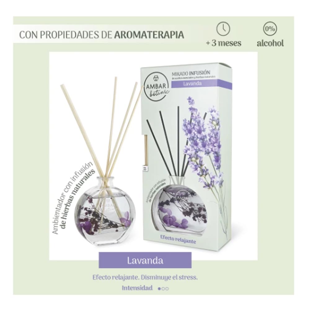 Profumo per ambienti con lavanda, effetto rilassante 75 ml, confezione da 6.